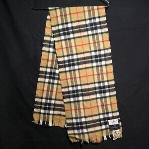 NWT - Pringle of Scotland Wool Scarf - Camel Thomson